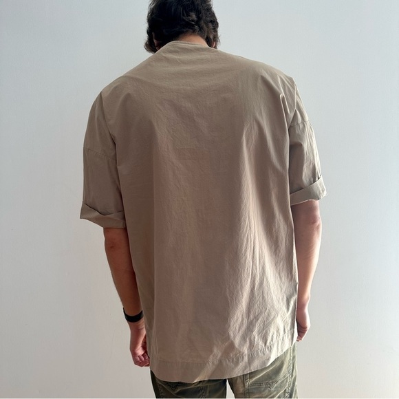 NWT COS  OVERSIZED TAN SHIRT - S - Picture 5 of 15